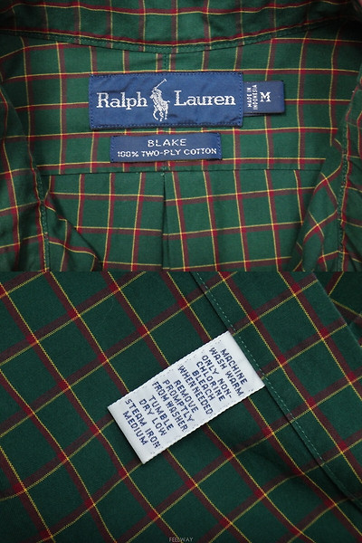 Ralph Lauren 남성의류 셔츠 (XL) 폴로랄프로렌 남성 체크패턴 긴팔 면 셔츠 4