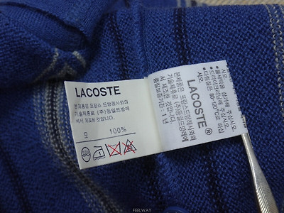 LACOSTE 남성의류 카디건 (L/100) 라코스테 순모 브이넥 가디건 4