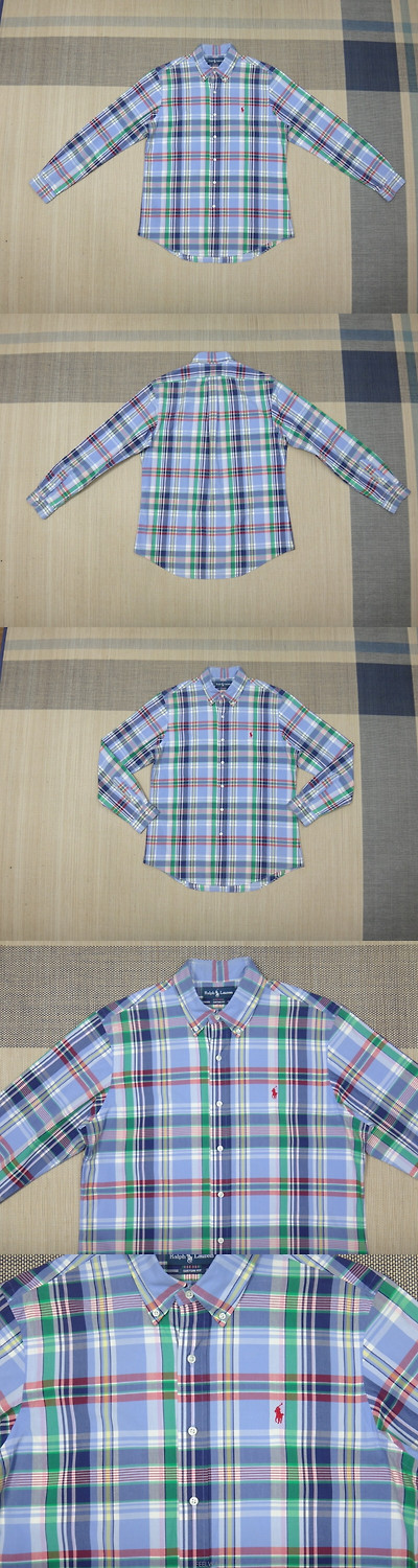 Ralph Lauren 남성의류 셔츠 (XL) 폴로랄프로렌 남성 빅체크 긴팔 면 셔츠 2