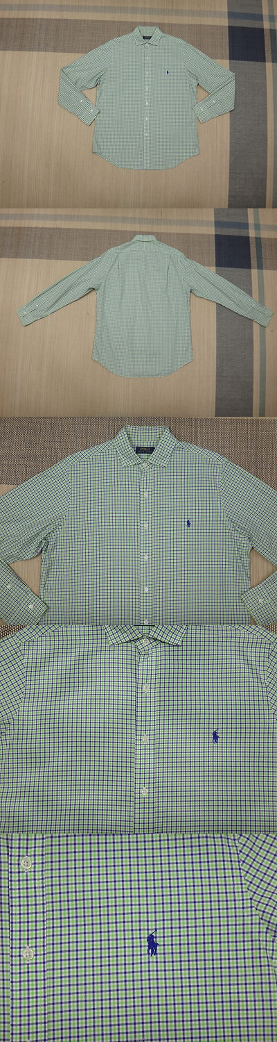 Ralph Lauren 남성의류 셔츠 (XL) 폴로랄프로렌 남성 체크 긴팔 면 셔츠 2