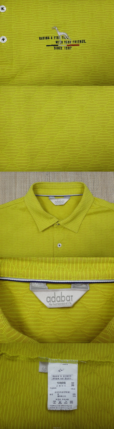 | Other Brand | 골프 남성골프의류 (XL) 아다바트 골프 남성 카라넥 긴팔 티셔츠 3
