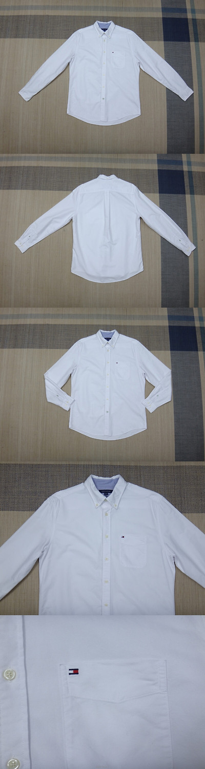 TOMMY HILFIGER 남성의류 셔츠 (XL) 타미힐피거 솔리드 옥스포드 면 셔츠 2