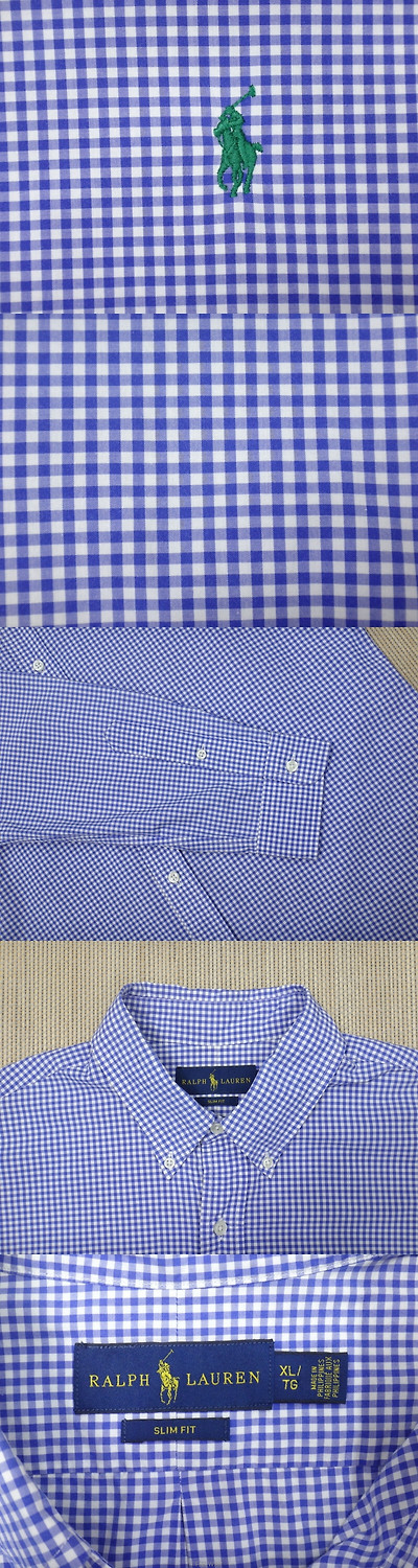 Ralph Lauren 남성의류 셔츠 (XL) 폴로랄프로렌 깅엄체크 긴팔 면셔츠 3