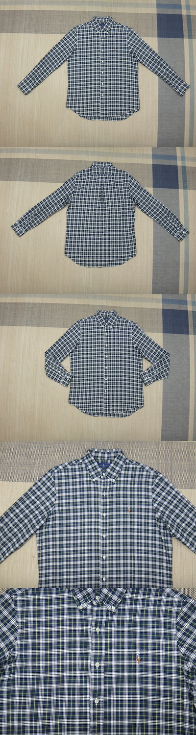Ralph Lauren 남성의류 셔츠 (XL) 폴로랄프로렌 옥스포드 체크 긴팔 면셔츠 2