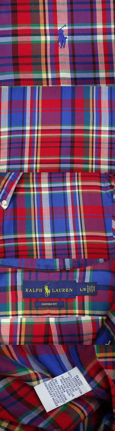 Ralph Lauren 남성의류 셔츠 (XL) 폴로랄프로렌 캐주얼 체크 긴팔 면셔츠 3