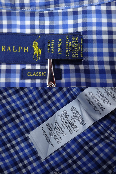 Ralph Lauren 남성의류 셔츠 (L/100) 폴로랄프로렌 남성 체크 긴팔 면셔츠 4