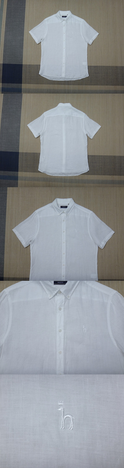 | Other Brand | 남성의류 셔츠 (L/100) LF 헤지스 버튼 린넨 반팔 캐주얼 셔츠 2