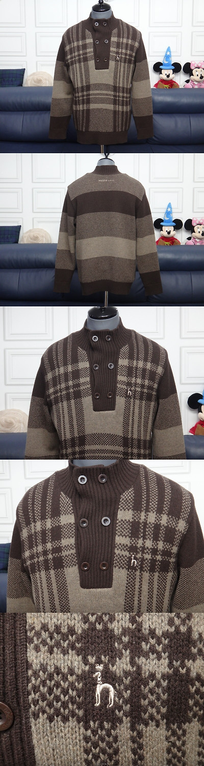 | Other Brand | 남성의류 니트/스웨터 (105호) 헤지스 골프 남성 모100% 방풍 니트 2