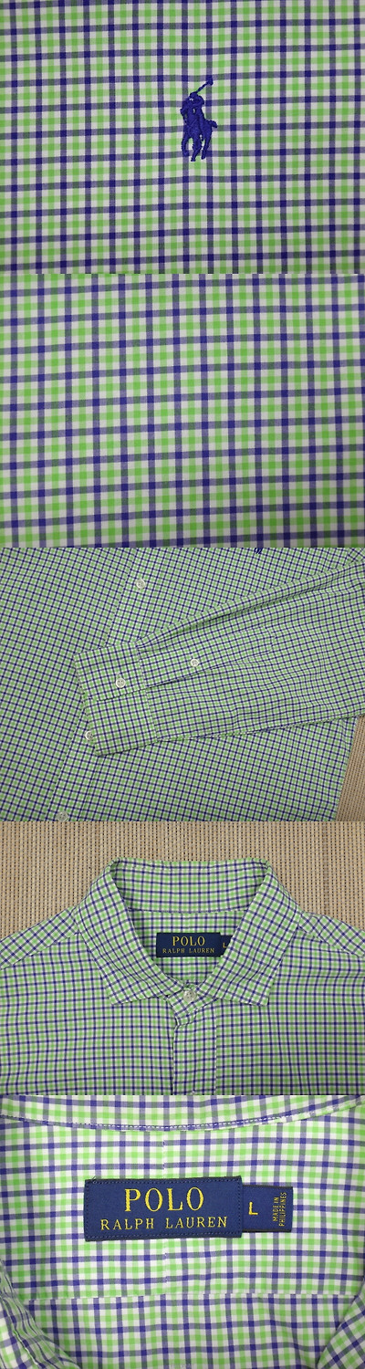 Ralph Lauren 남성의류 셔츠 (XL) 폴로랄프로렌 남성 체크 긴팔 면 셔츠 3