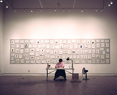 <구석진풍경> 설치 컷(<Detached View> Installation view), 2012_혼합재료(Mixed media), 가변크기