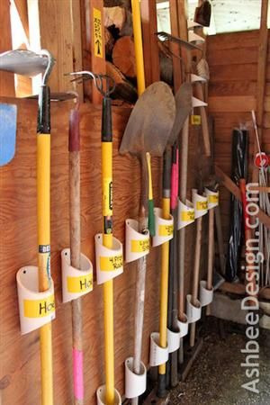 Garden Tool Organization [DIY Organization]