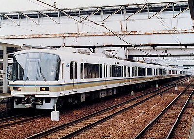 新快速12両(1991年 姫路駅)