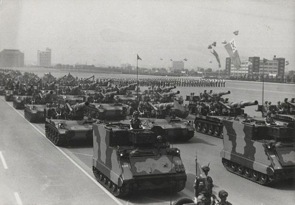 M113은 다양한 개량과 각종 장비 탑재로 변종이 상당히 많다.