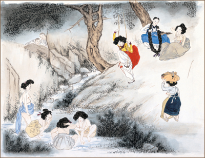 신윤복 그림 단오풍정