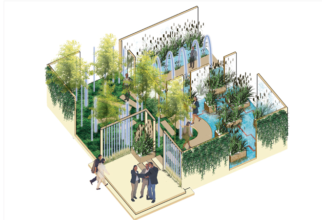 jardins jardin-도시 속 정원 디자인 - 이미지