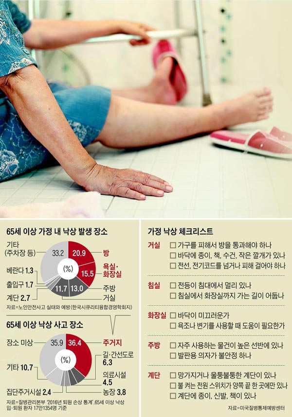 65세 이상 가정 내 낙상 발생 장소 외