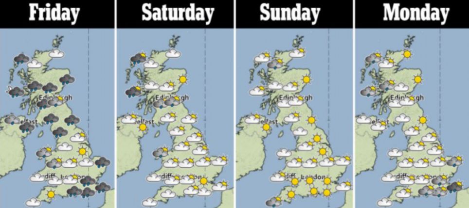 네 일간의 일기 예보