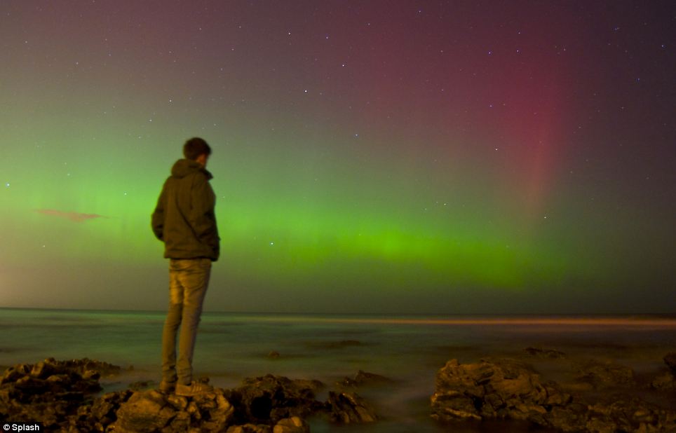 The Aurora Borealis or as most people know them as the Northern Lights, is giving spectacular displays, lighting up the skies over the UK under clear skies