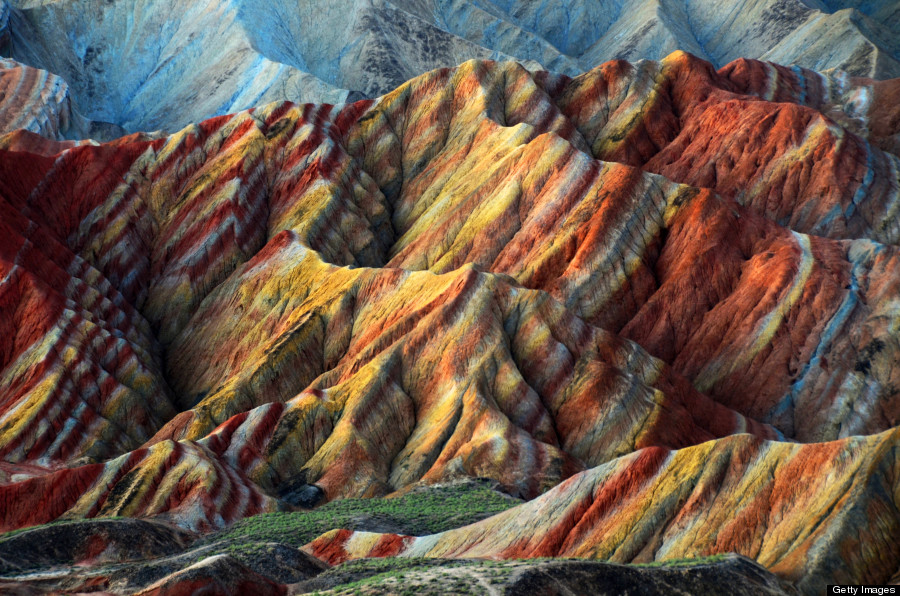 rainbow mountains