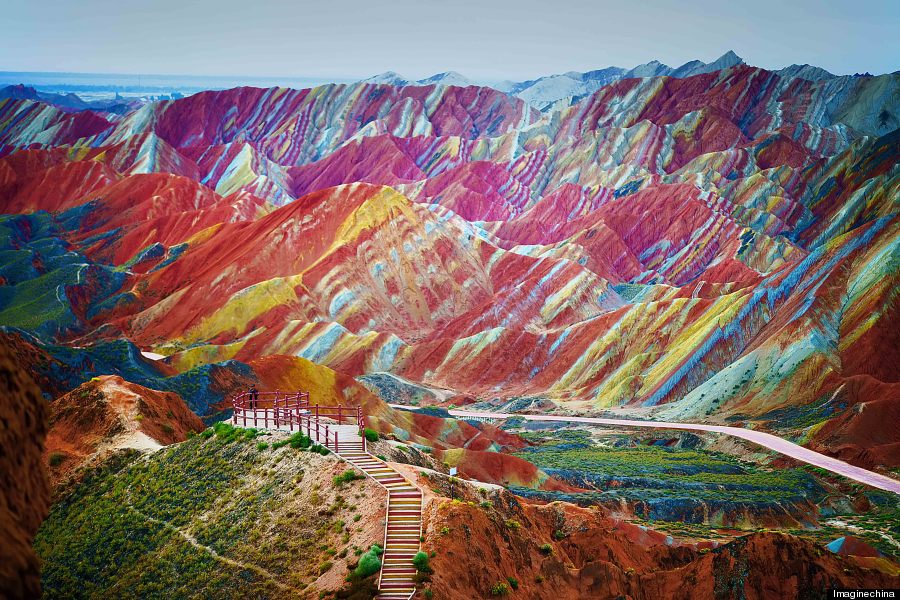 rainbow mountains