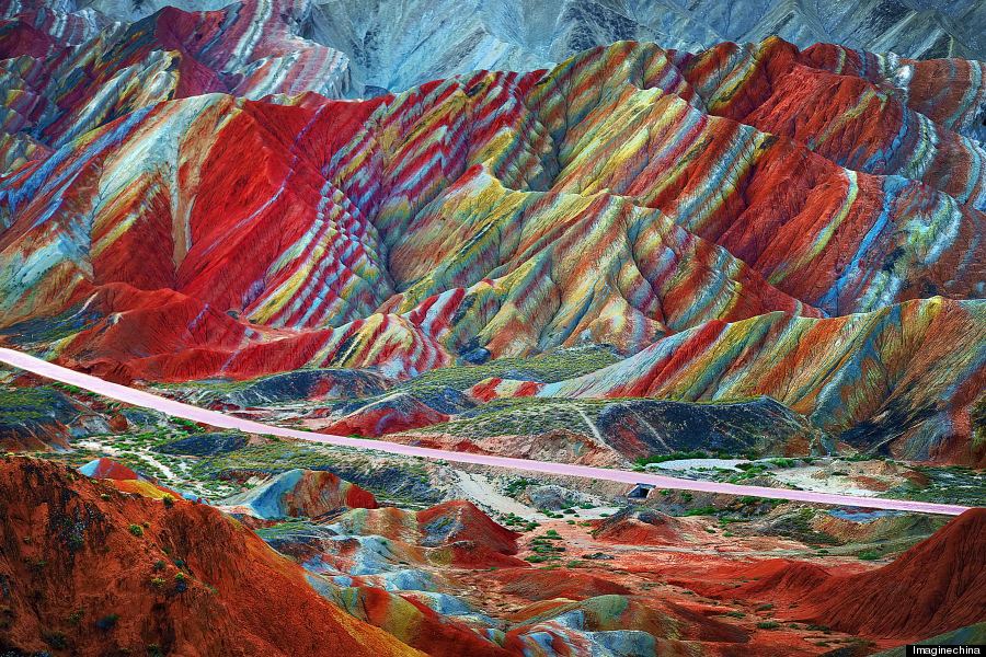 rainbow mountains