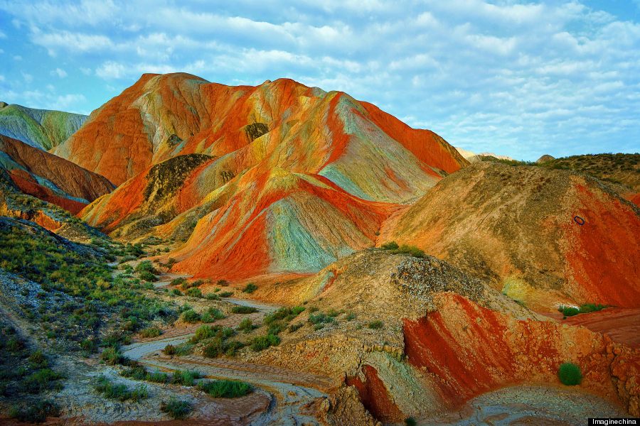 rainbow mountains