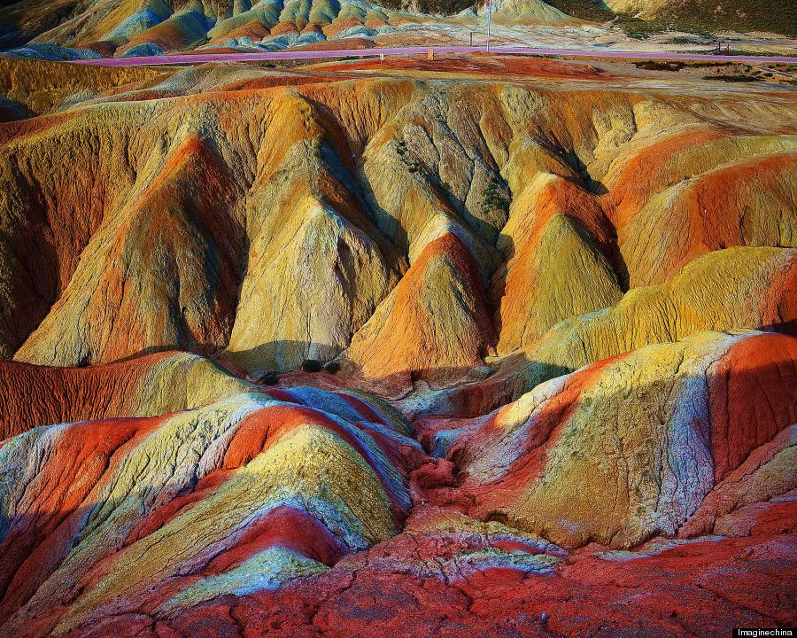 rainbow mountains