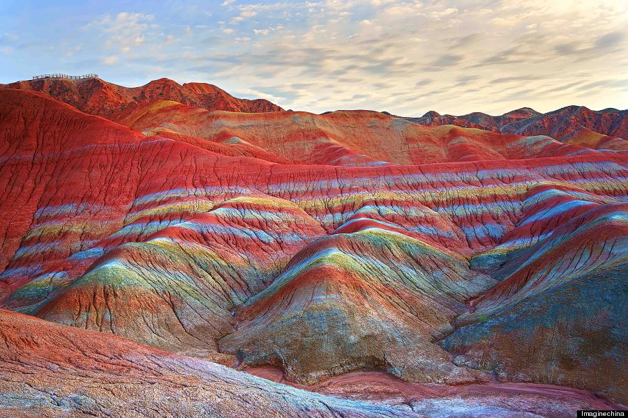 rainbow mountains