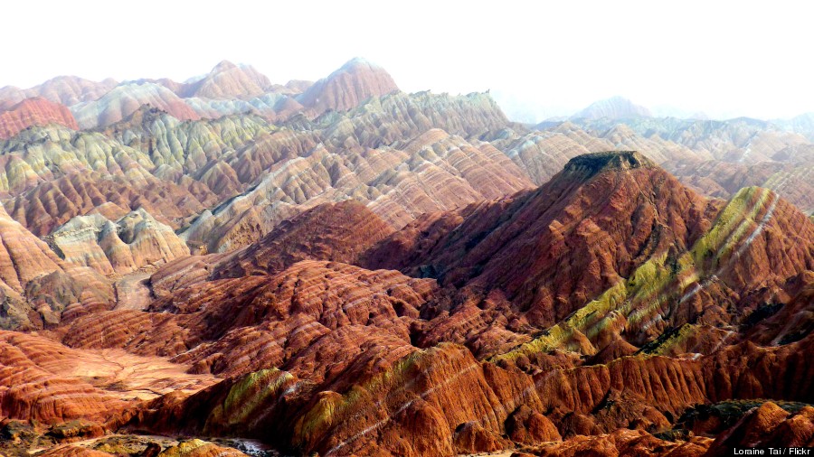 rainbow mountains