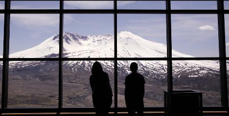 Johnston Ridge Observatory, near Toutle, Wash., has views of Mount St. Helens. 