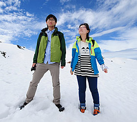 6월에도 하얀 눈 세계가 펼쳐지는 日 '다테야마 알펜루트'