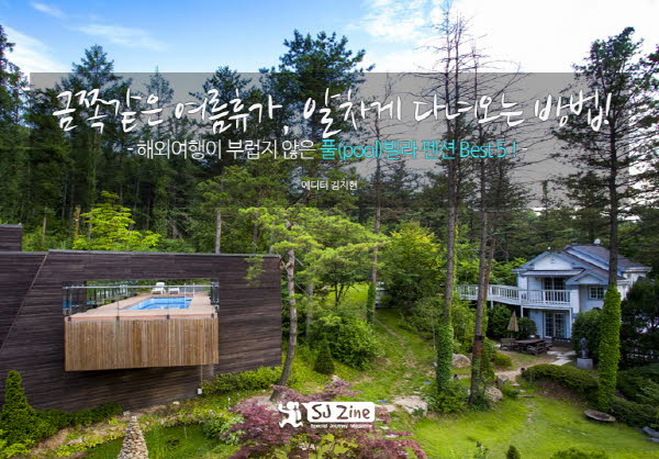 해외여행이 부럽지 않은 풀빌라 펜션 Best 5 !