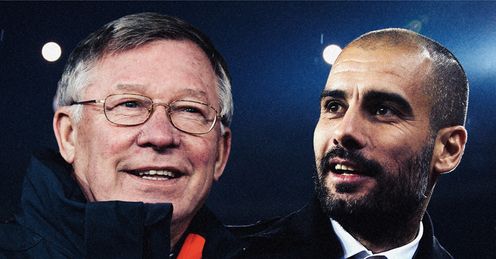 Sir Alex Ferguson Pep Guardiola Manchester United Barcelona Champions League Final Sir Alex Ferguson Pep Guardiola Manchester United Barcelona Champions League Final