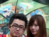清纯女球迷现场助阵