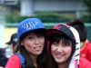 女球迷现场助阵