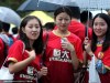 女球迷现场助阵