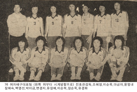 해뜬집 | 76 몬트리올 올림픽 여자배구대표팀 - Daum 카페