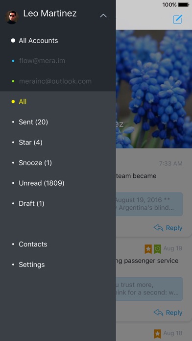 Flow - tames your mobile inbox App Store Screenshot