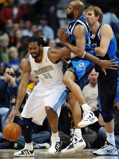 Denver Nuggets Forward Nene (31), Of Brazil, Drives