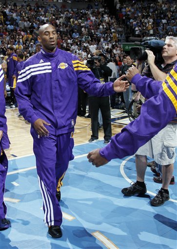 Los Angeles Lakers Guard Kobe Bryant Takes