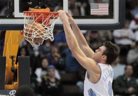 Denver Nuggets' Danilo Gallinari (8), Of Italy, Scores