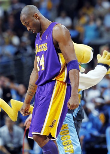 Los Angeles Lakers Guard Kobe Bryant Takes