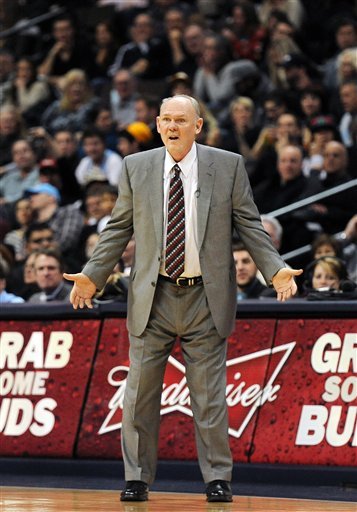 Denver Nuggets Coach George Karl Reacts