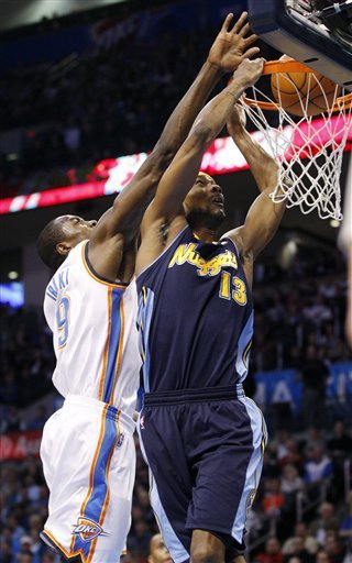 Denver Nuggets Forward Corey Brewer (13) Dunks