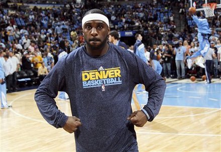 Denver Nuggets Guard Ty Lawson Flexes
