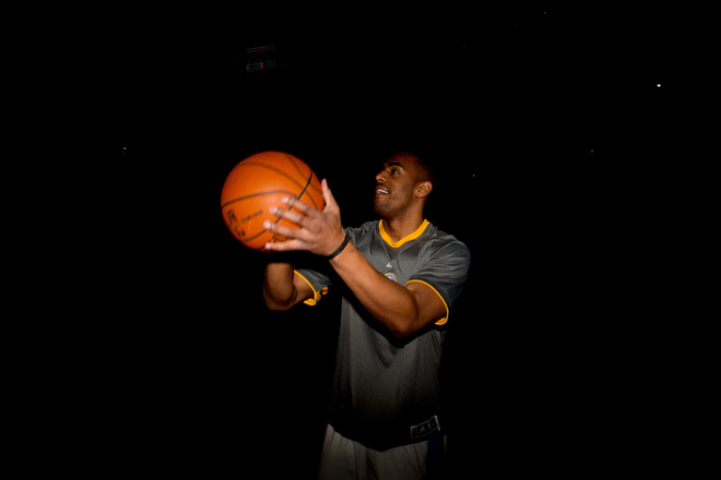 Arron Afflalo #6 Of The Denver Nuggets Warms