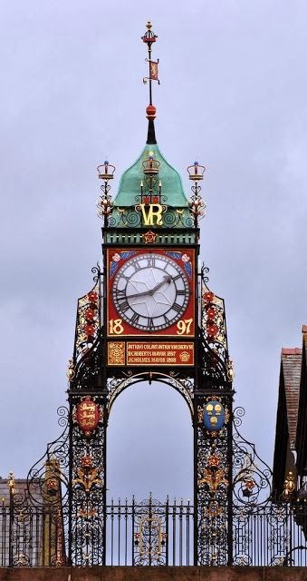 Queen Victoria Clock in  Chester, England