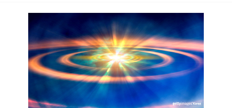 빅뱅의 상상도. 수소와 헬륨은 빅뱅에서 만들어졌다.