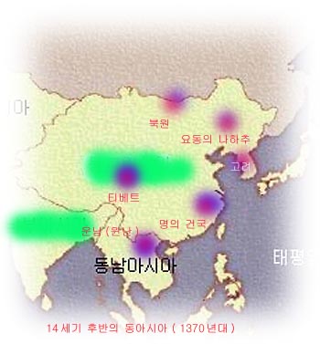 1370년 대의 동아시아