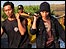 Villagers carry the body of a tsunami victim in Cilacap, central Java